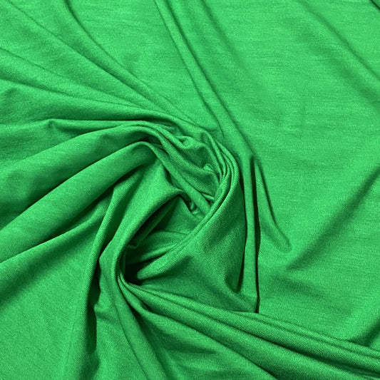 Shamrock Green Bamboo/Spandex Jersey - Nature's Fabrics