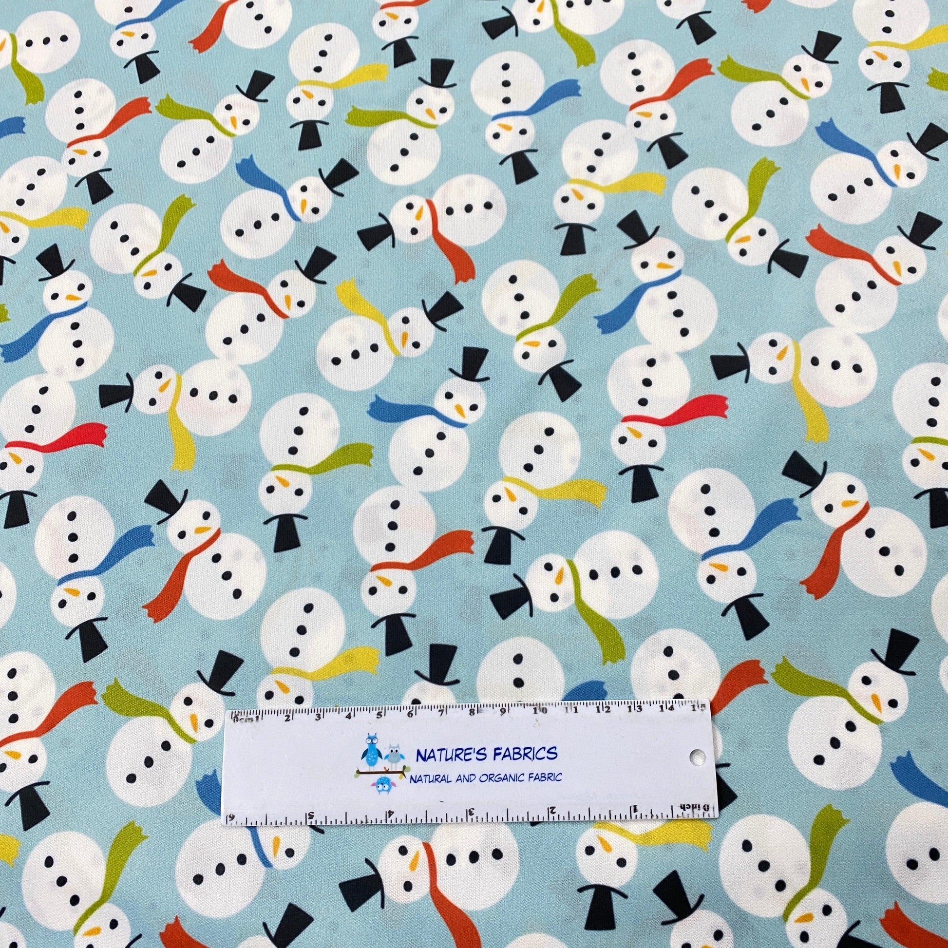Snowman Toss 1 mil PUL Fabric - Made in the USA - Nature's Fabrics