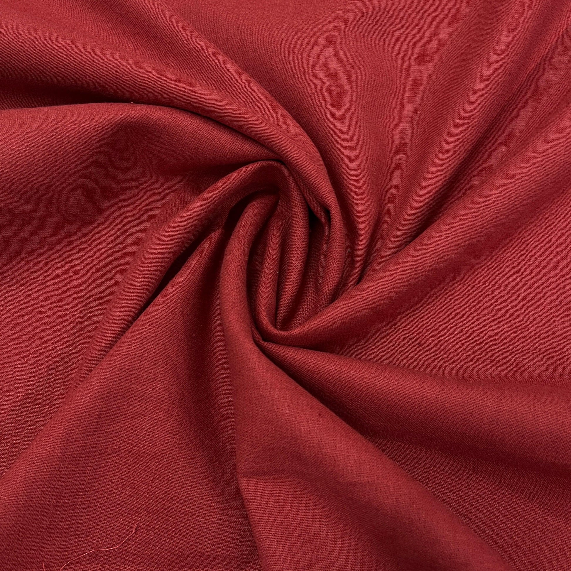 Spiceberry Linen/Organic Cotton Woven Fabric - 210 GSM - Nature's Fabrics
