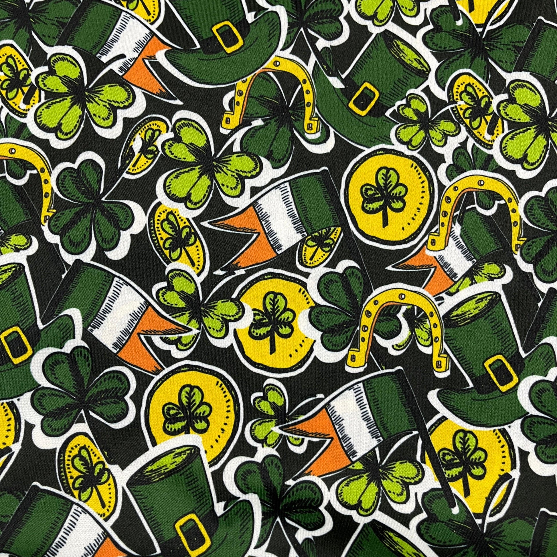 St Patricks Day Toss 1 mil PUL Fabric- Made in the USA - Nature's Fabrics