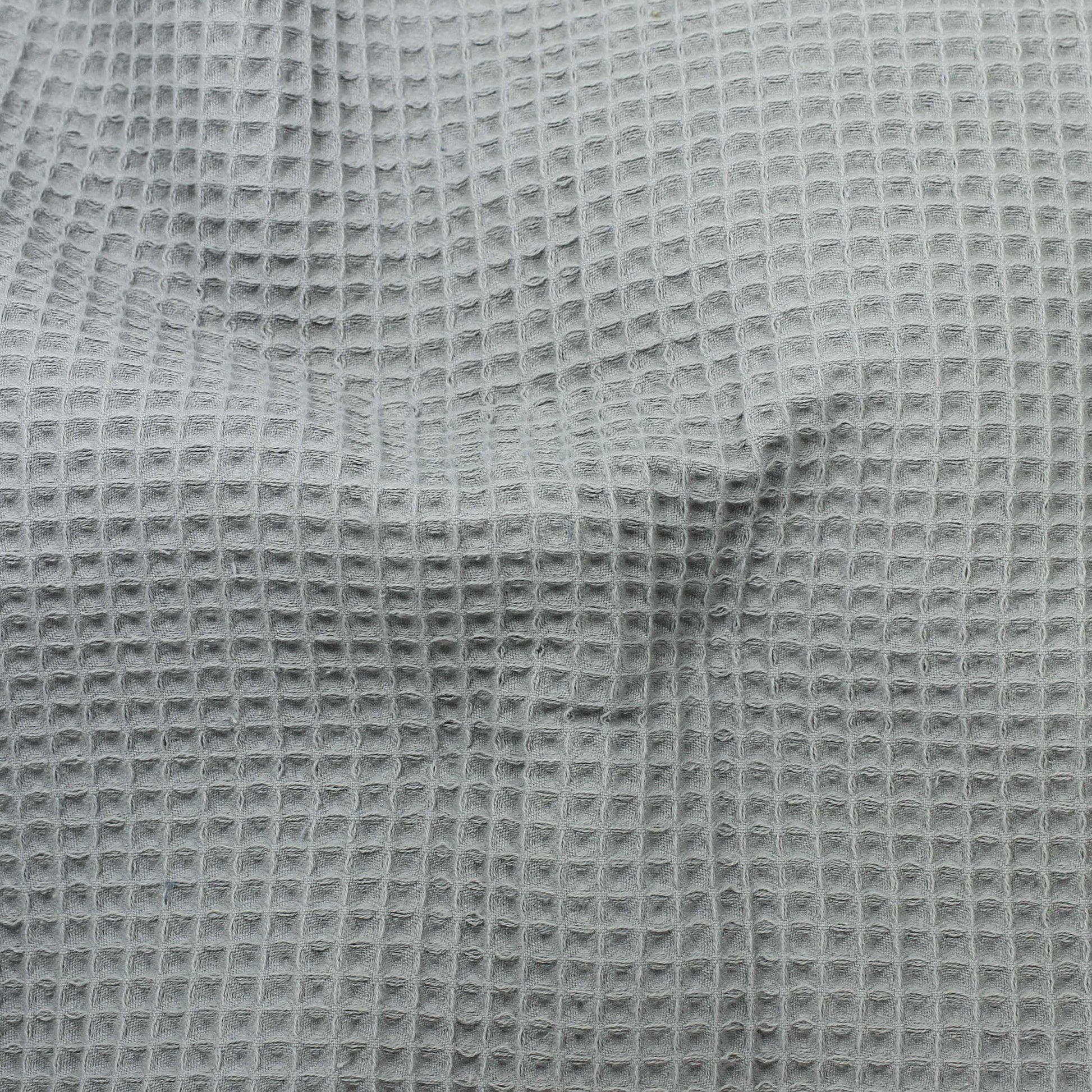 Stone Organic Cotton Waffle Fabric by Telio - Nature's Fabrics