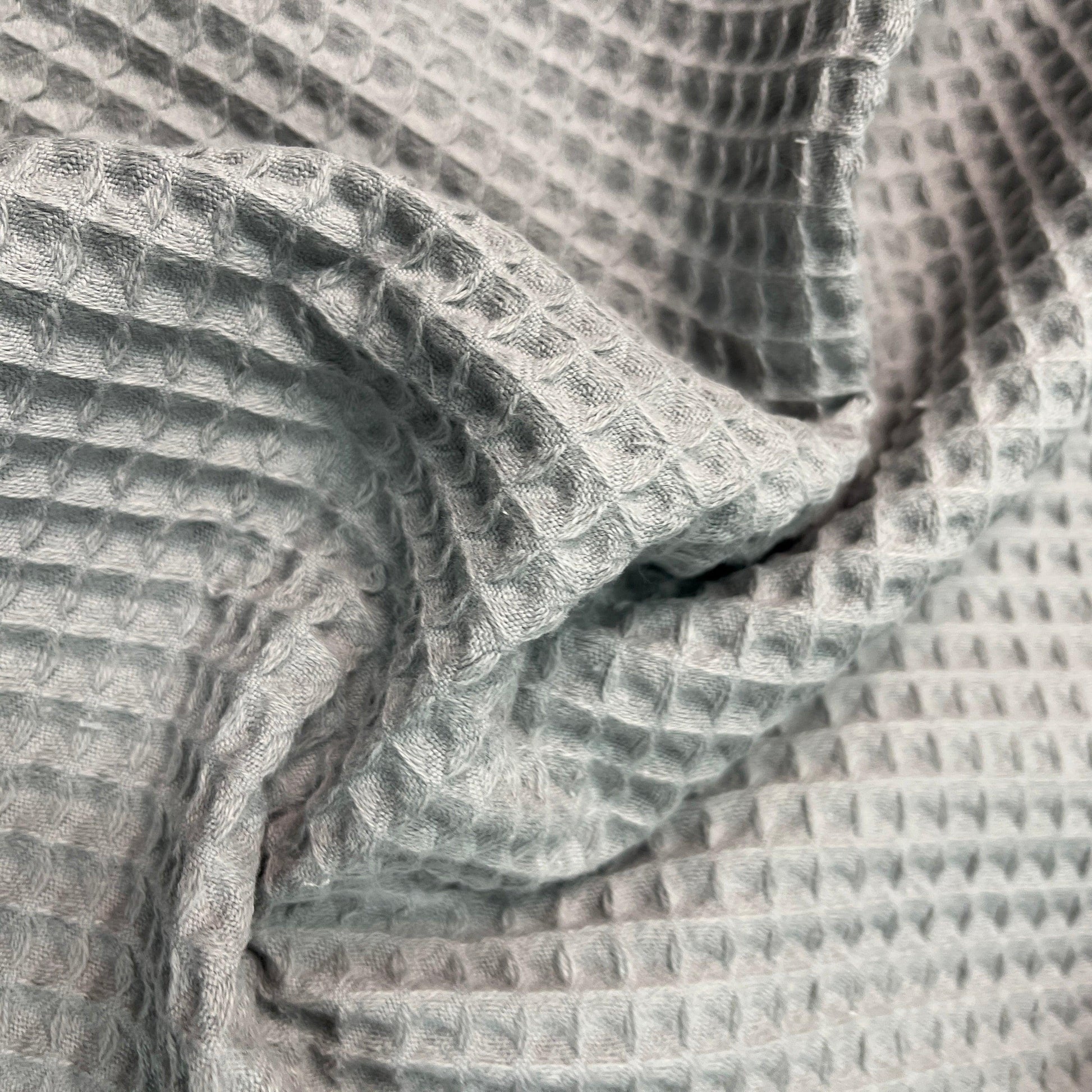 Stone Organic Cotton Waffle Fabric by Telio – Nature's Fabrics