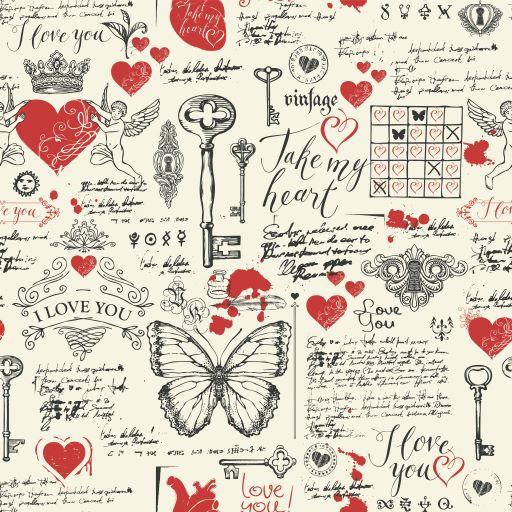 Take My Heart 1 mil PUL Fabric - Made in the USA - Nature's Fabrics