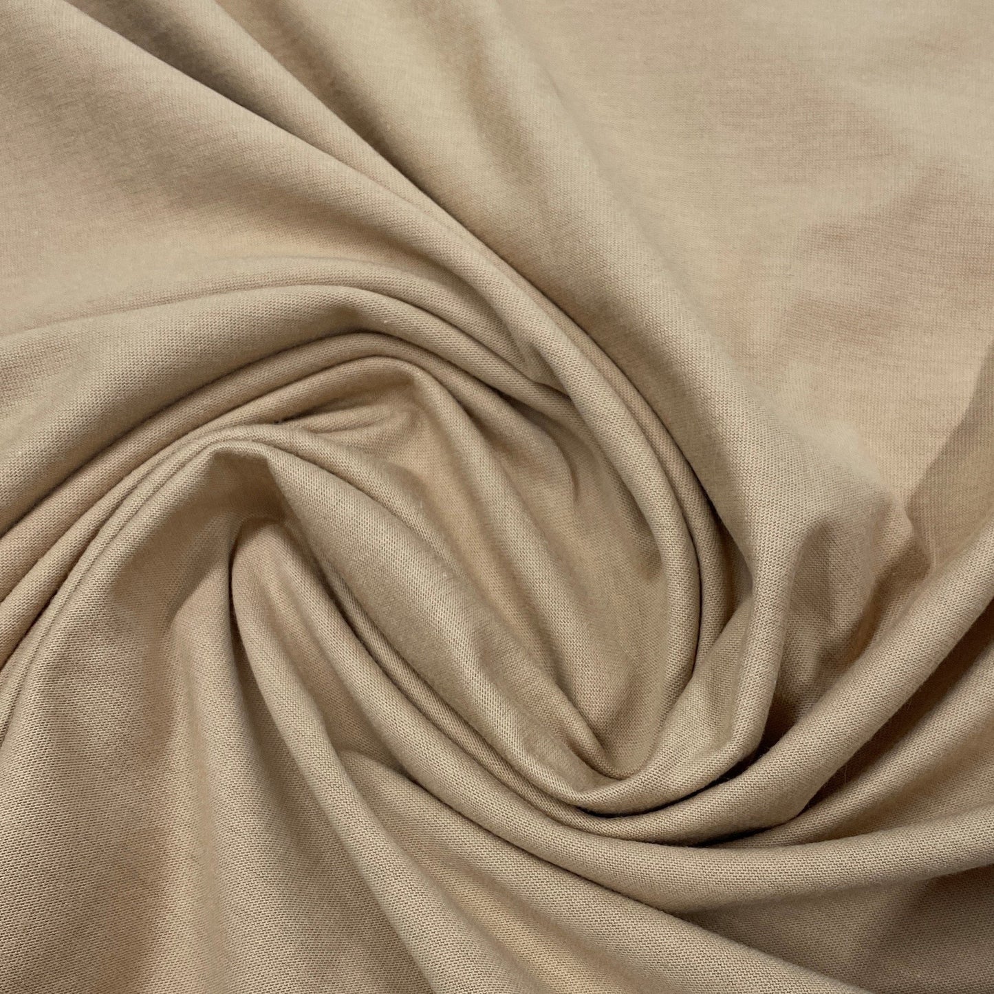 Tan Organic Cotton Jersey - Nature's Fabrics