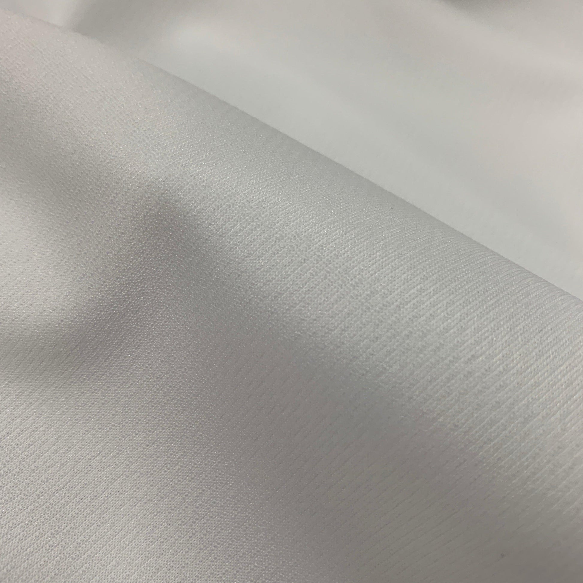 White Polyester Athletic Wicking Jersey Fabric - Nature's Fabrics
