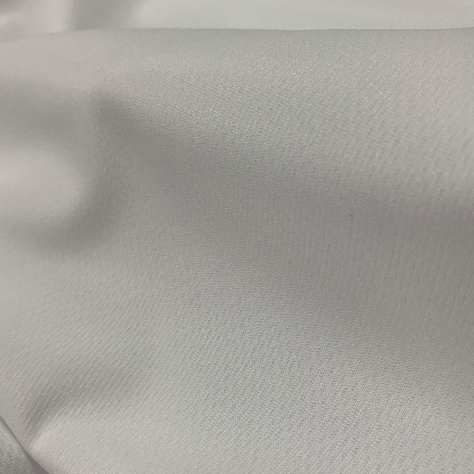 White Polyester Athletic Wicking Jersey Fabric - Nature's Fabrics