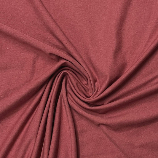 Wild Rose Cotton/Spandex Jersey Fabric - 240 GSM - Nature's Fabrics